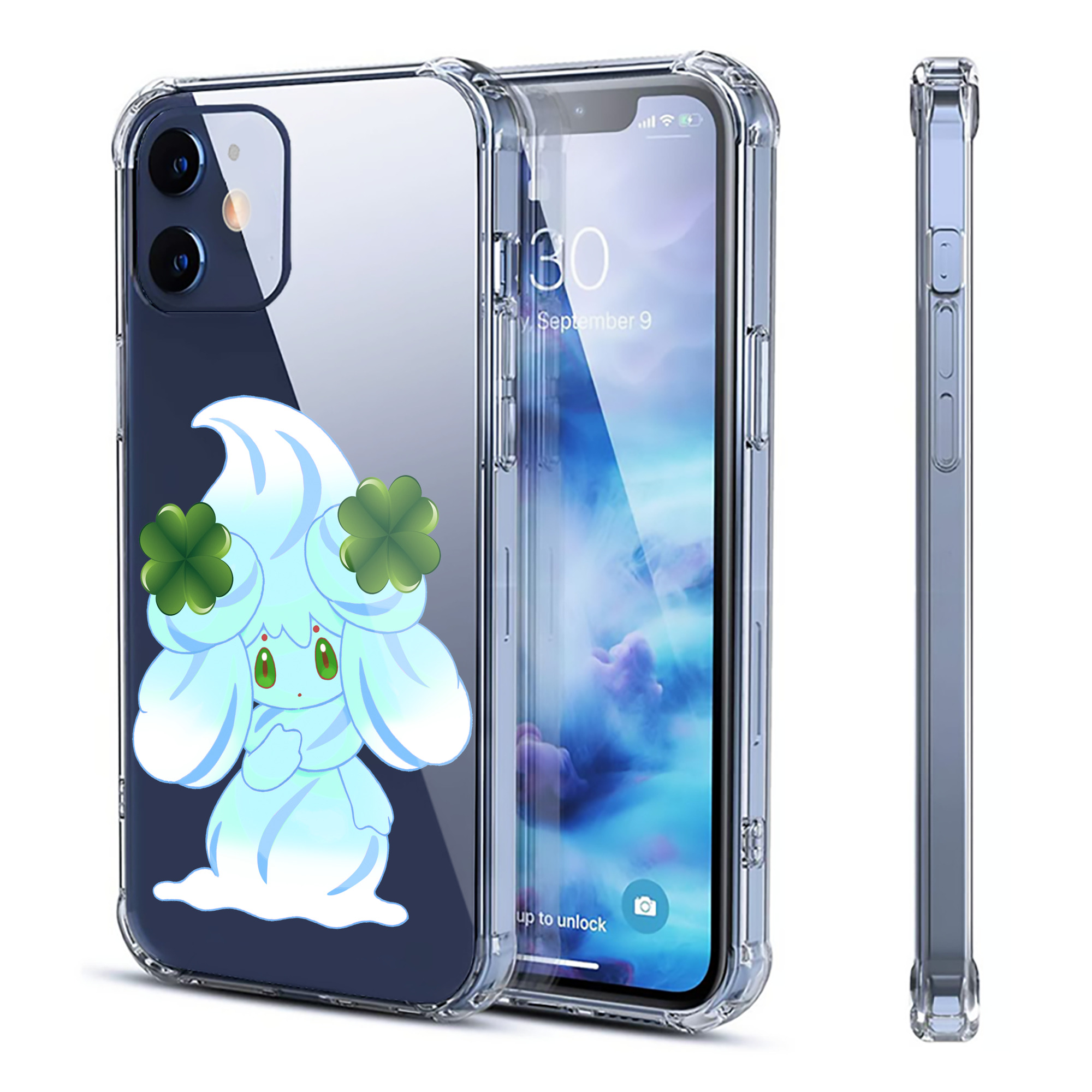 （画像用） ポケットモンスター Pokémon 【iPhone 12シリーズ対応】透明スマホケース（クリアソフトケース）